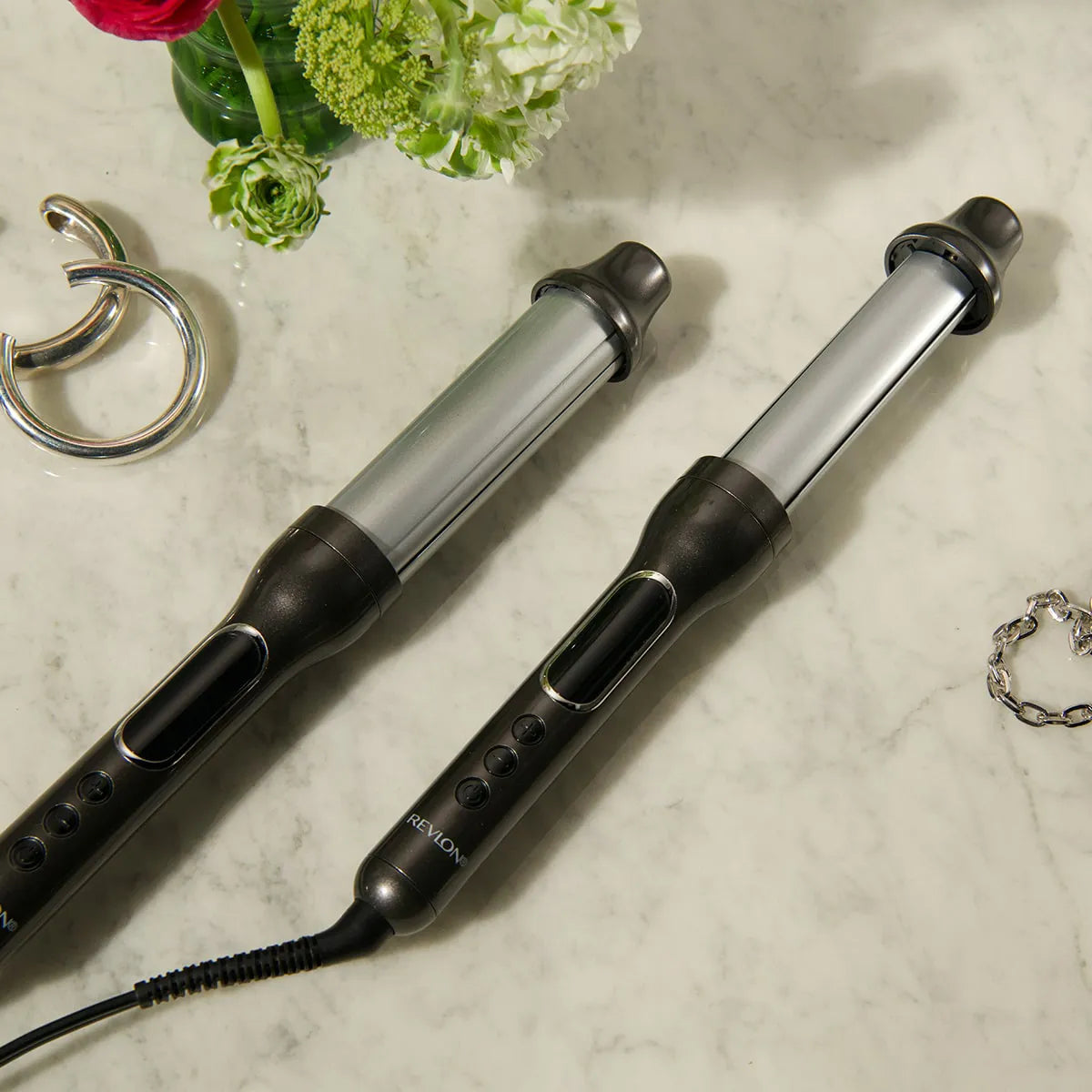 Cacheador Ajustável 2 em 1 Revlon Double Curl Bivolt